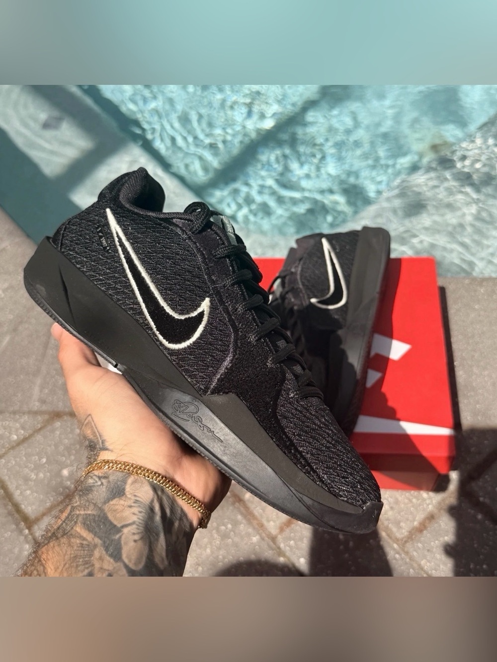 NIKE SABRINA 2 LX BLACK LABEL PACK IB3871-001 WMNS SIZE 7 / MEN 5.5 (RARE)